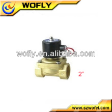 High pressure normally closed 12 volt solenoid valve 2 inch